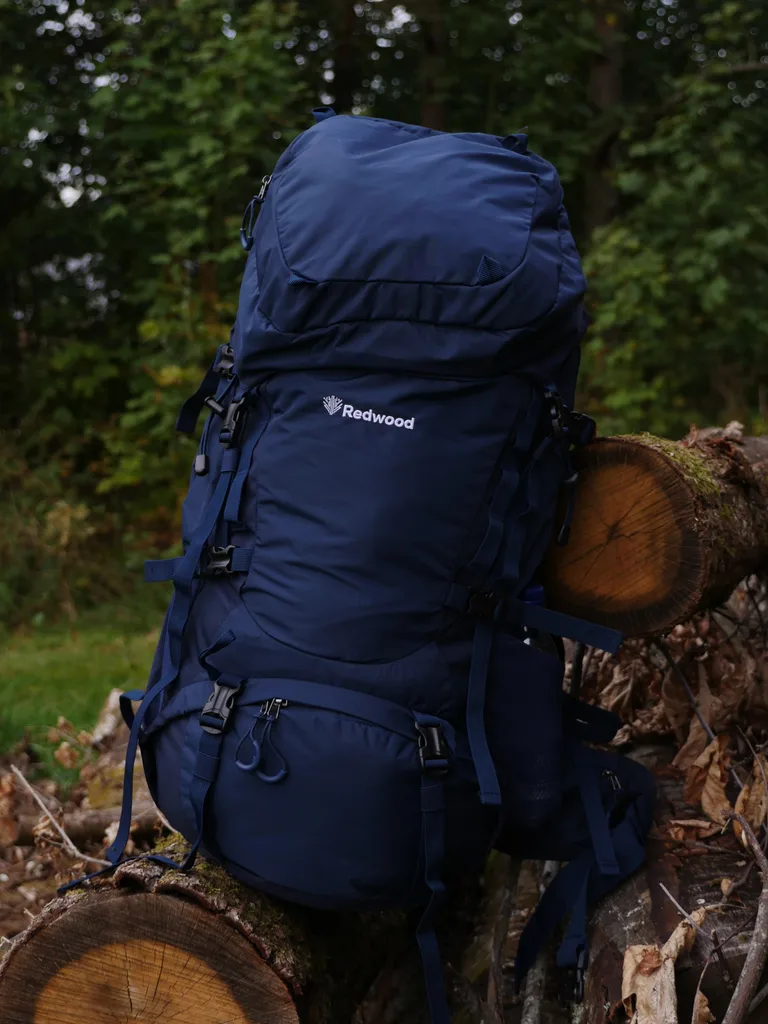 Grizzly 65L backpack in outdoor setting