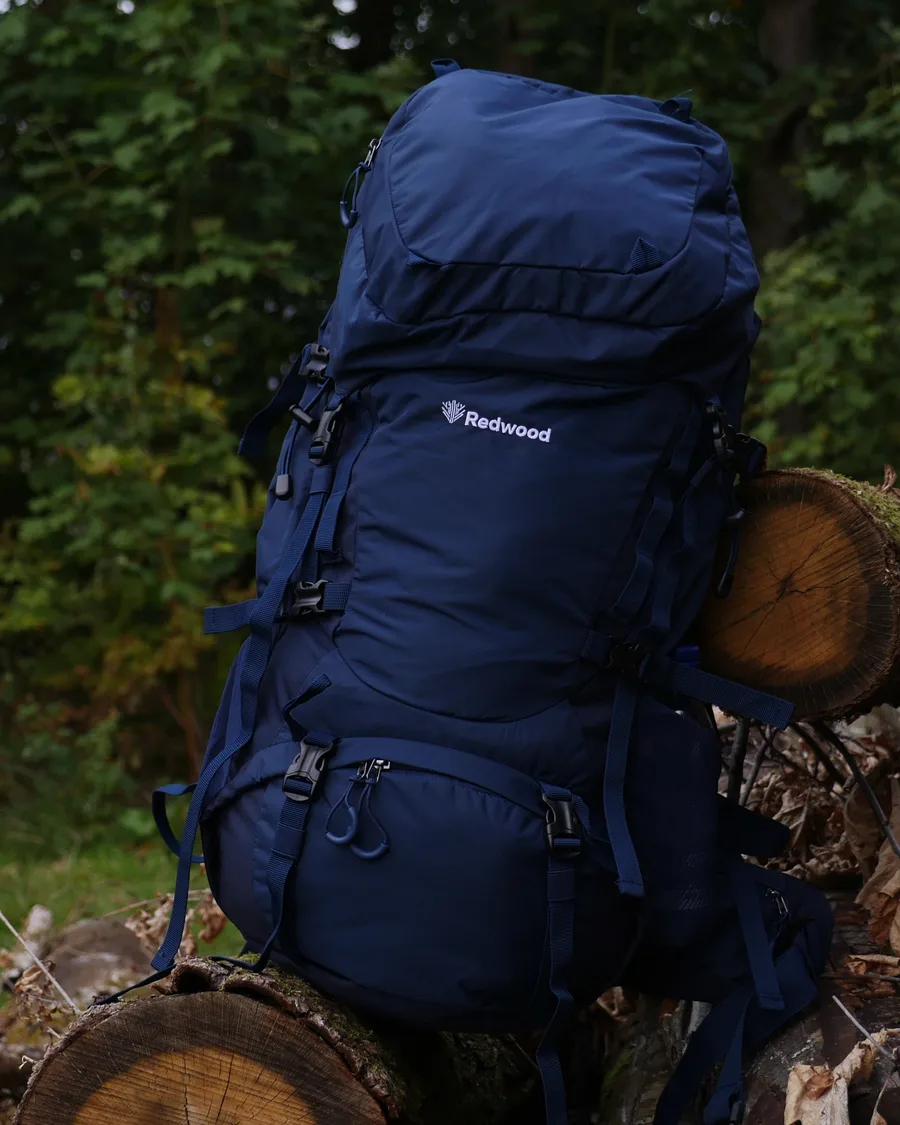 Grizzly pack on trail in the Pacific Northwest