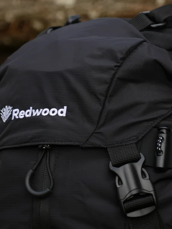 Redwood Wolf pack worn on a mountain hike